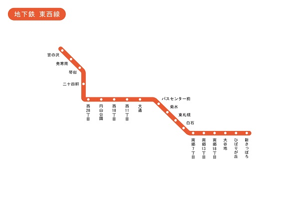 東京都 地下鉄 東西線 路線図 無料イラスト素材 素材ラボ