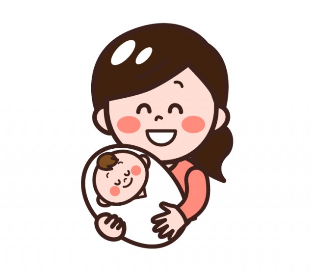 赤ちゃんとお母さんのイラスト 無料イラスト素材 素材ラボ