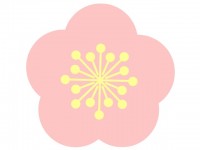 梅の花の背景素材…