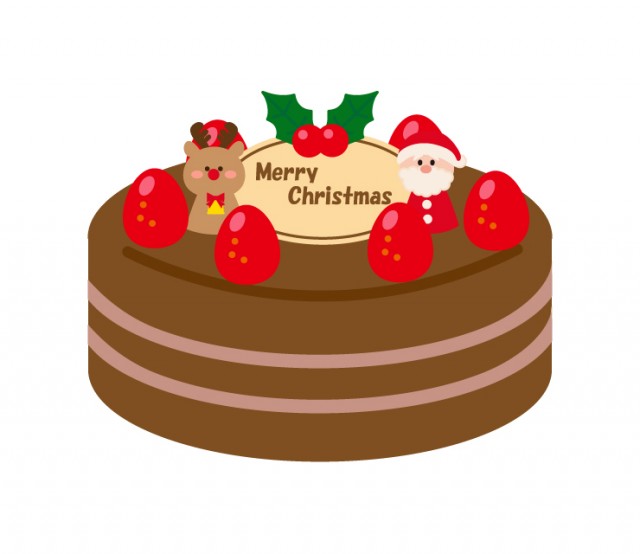 サンタクロースとトナカイのクリスマスケーキ チョコ 無料イラスト素材 素材ラボ サンタクロースとトナカイのクリスマスケーキ チョコ 無料イラスト素材 素材ラボ