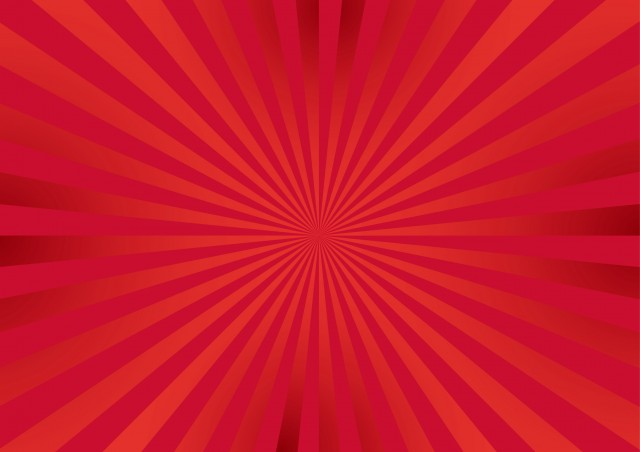 放射状赤い背景 無料イラスト素材 素材ラボ