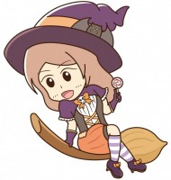 ハロウィン　魔女…