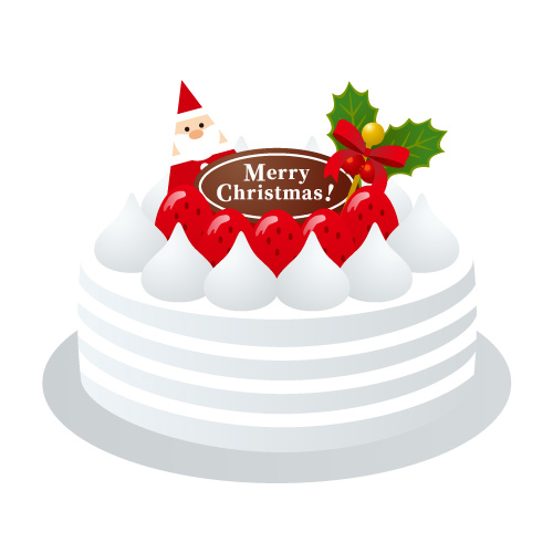 クリスマスケーキ 無料イラスト素材 素材ラボ