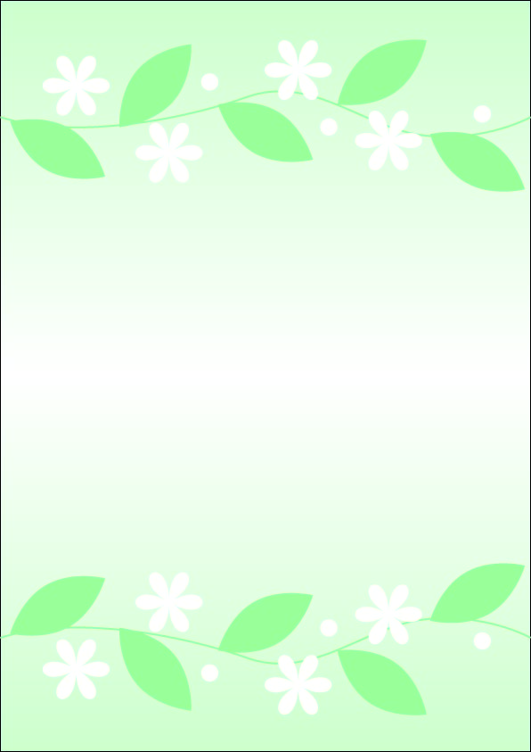 メッセージカード白い花縦型 無料イラスト素材 素材ラボ