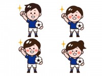 サッカーをする人物 サッカー選手のイラストセット 無料イラスト素材 素材ラボ サッカーをする人物 サッカー選手のイラストセット 無料イラスト素材 素材ラボ
