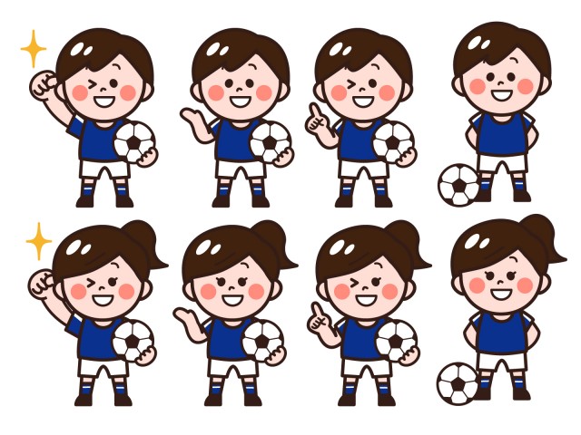 【人気ダウンロード!】 かっこいい サッカー イラスト フリー