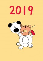 2019 年賀状…