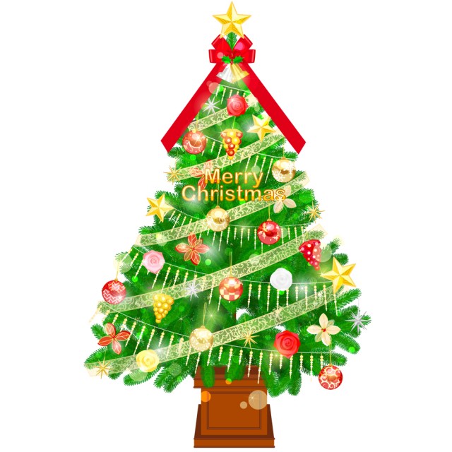 クリスマスツリー Cs4ai Png Jpg 無料イラスト素材 素材ラボ
