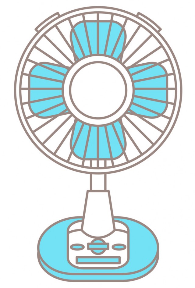 扇風機 無料イラスト素材 素材ラボ