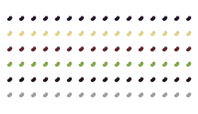 豆のライン素材集 無料イラスト素材 素材ラボ