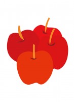 リンゴ かわいい無料イラスト 使える無料雛形テンプレート最新順 素材ラボ