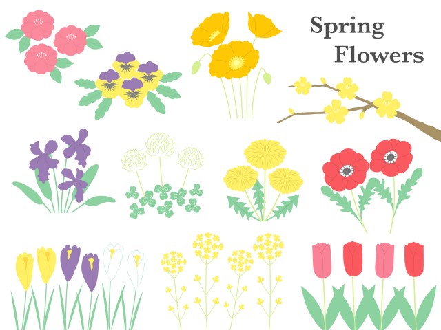 春の花 無料イラスト素材 素材ラボ
