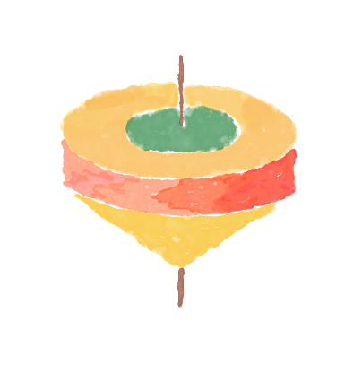 こま 水彩 無料イラスト素材 素材ラボ