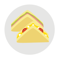 サンドイッチ かわいい無料イラスト 使える無料雛形テンプレート最新順 素材ラボ