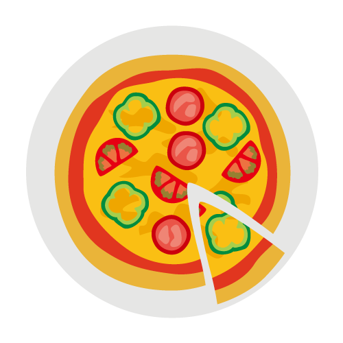 ピザ 無料イラスト素材 素材ラボ