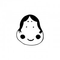 おたふく かわいい無料イラスト 使える無料雛形テンプレート最新順 素材ラボ