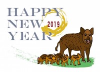 2019亥年の猪…