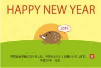 2019年　年賀…