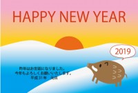 2019年　年賀…