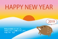 2019年　年賀…