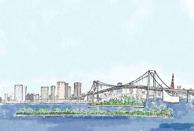 東京湾 無料イラスト素材 素材ラボ 東京湾 無料イラスト素材 素材ラボ