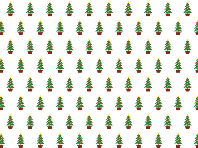 クリスマスツリーアイコン柄 無料イラスト素材 素材ラボ