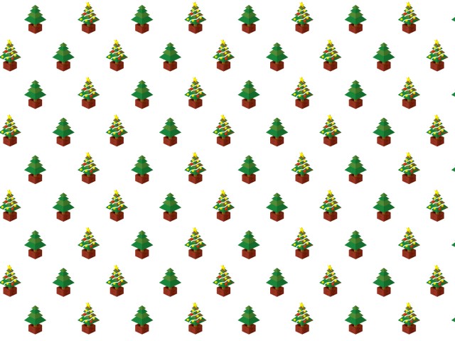 クリスマスツリー柄 交互 無料イラスト素材 素材ラボ