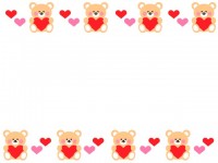 テディベア かわいい無料イラスト 使える無料雛形テンプレート最新順 素材ラボ