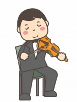 音楽　バイオリン…