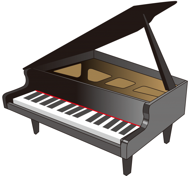 ミニピアノ 無料イラスト素材 素材ラボ
