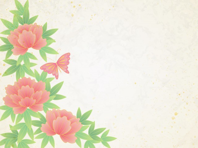 美しい花の画像 最新牡丹 イラスト シンプル