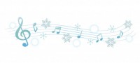 音楽のライン 雪…