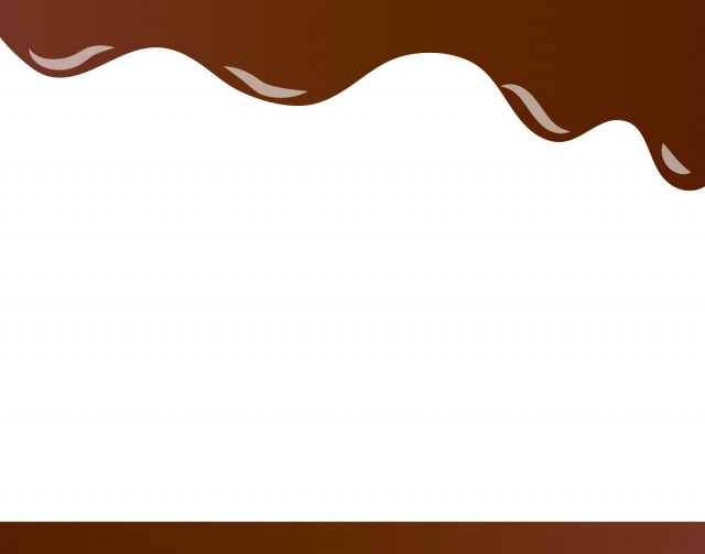 チョコレートのフレーム1 無料イラスト素材 素材ラボ