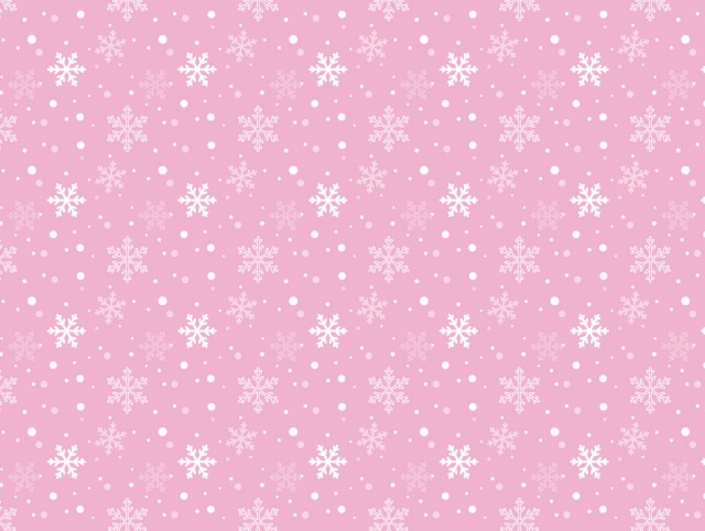 雪の結晶パターン ピンク 無料イラスト素材 素材ラボ