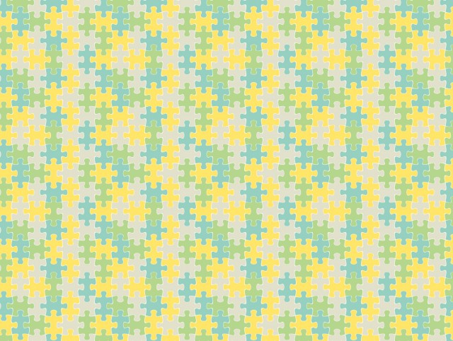 パズル柄パターン 黄色 無料イラスト素材 素材ラボ