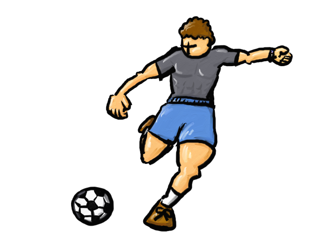 サッカー 選手 無料イラスト素材 素材ラボ