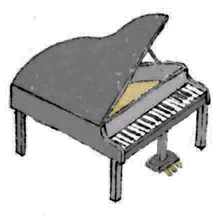 ピアノ 無料イラスト素材 素材ラボ