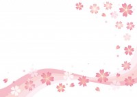 舞い上がる桜のフ…
