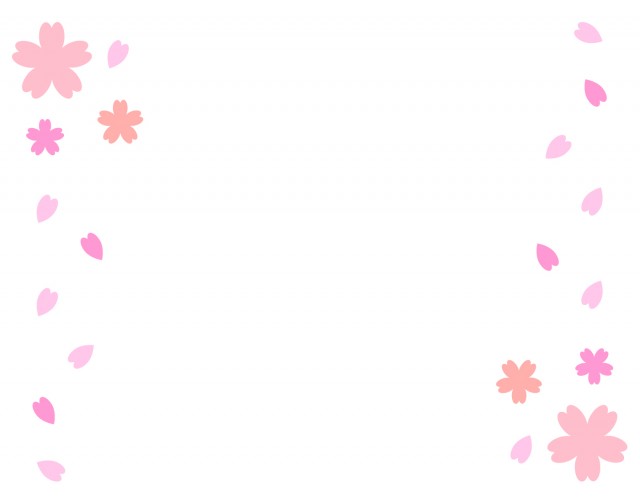桜フレーム 無料イラスト素材 素材ラボ