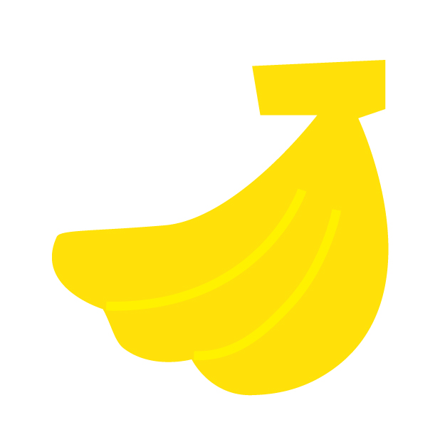 バナナ 無料イラスト素材 素材ラボ