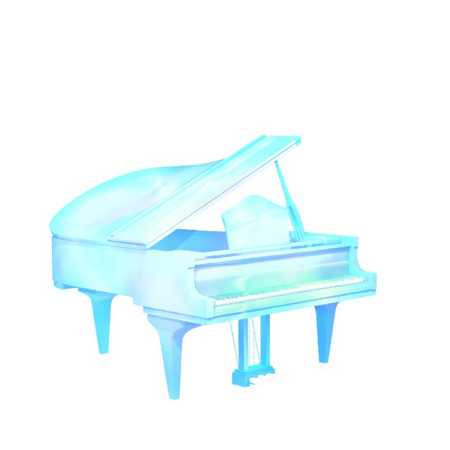 空色のピアノ２ 無料イラスト素材 素材ラボ