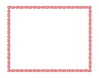 中華フレーム2 無料イラスト素材 素材ラボ