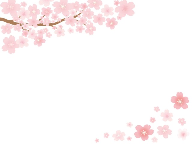 桜背景02 無料イラスト素材 素材ラボ