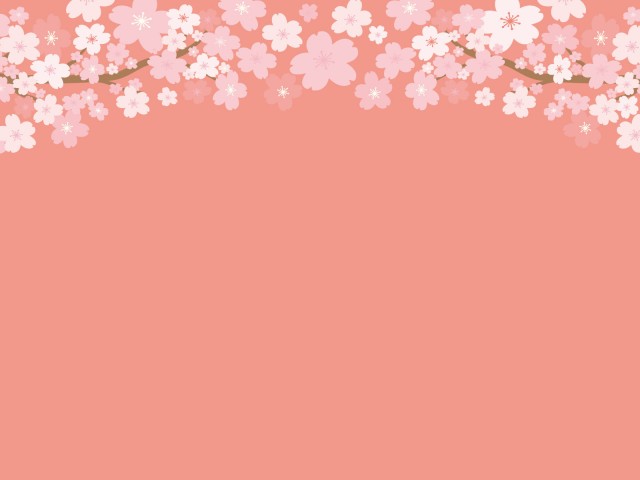 桜背景11 無料イラスト素材 素材ラボ