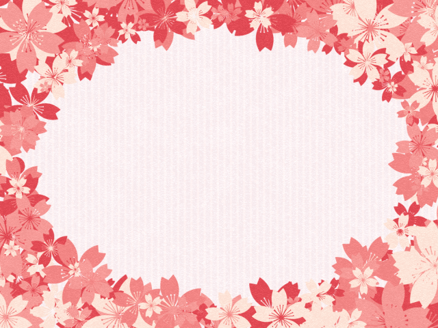 桜フレーム04 ピンク 無料イラスト素材 素材ラボ