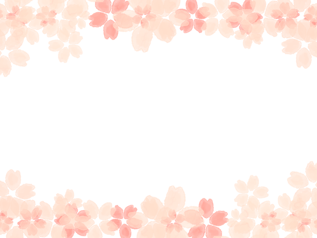 桜フレーム07 ピンク 無料イラスト素材 素材ラボ