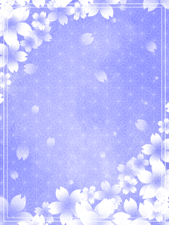 桜フレーム09 紫 無料イラスト素材 素材ラボ