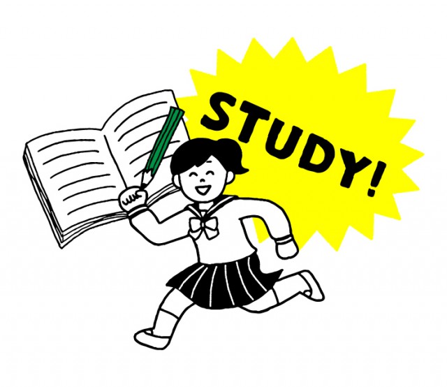 セーラー服女子の勉強イラスト 無料イラスト素材 素材ラボ セーラー服女子の勉強イラスト 無料イラスト素材 素材ラボ
