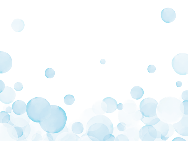 水玉の水彩フレーム03 青b 無料イラスト素材 素材ラボ