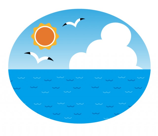 海のイラスト 無料イラスト素材 素材ラボ